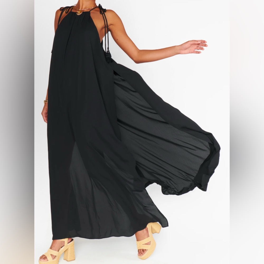 Show Me Your MuMu Black Rochester Maxi Dress - NWT - Size L